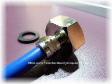 Wasseranschluss 3/4 Zoll - METALL f. dicken Osmoseschlauch