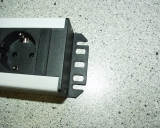 Steckdosenleiste 6-fach f�r Schaltuhren, Aquarium Unterschrank